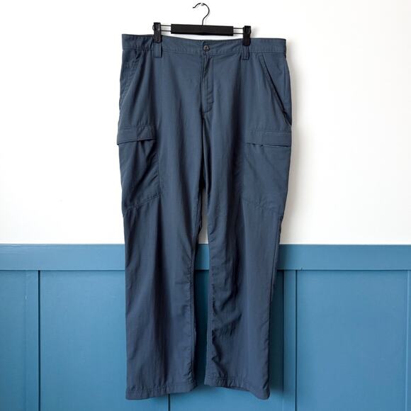 Duluth Trading Co Other - Duluth Trading Co Cargo Pants Mens 38x30 Armachillo Cooling Hiking Nylon Blue